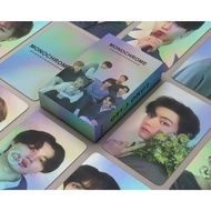 55PCS/Kpop BTS MONOCHROME POP UP lomo card SEVENTEEN IS RIGHT HERE photocard V JK JUN ins card for Fan Collectible Cards