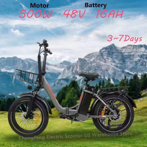 Ebike New Style BLJ DZ-2030 500W Motor 48V 16AH Battery, Aluminum Alloy Frame, 20-inch Fat Tires, Ci