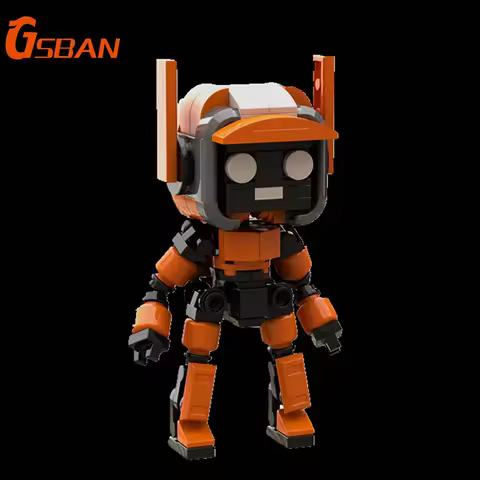 GSBAN MOC K-VRC Love-Death-Robot 3 Faces 155PCS Bricks Animation Smart Future Robots Model Building