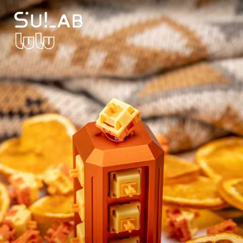 LuLu Switch Linear Pre-Lubed 5 Pins HotSwap POM Stem HMX Switches For Mx Mechanical Keyboard 기계식 키보드