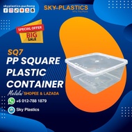 SQ7 PP Square Microwave Food Container With Lid