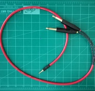 สาย Mini to Phone (TR 6.35) Canare L-4E6S (MADE IN JAPAN) รุ่นท็อป เลือกความยาวได้