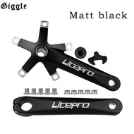 Litepro Hollow Ultralight 130BCD 5058t Crankset Chainring for E Bike 170mm Crank