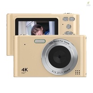 4K Digital Camera Camcorder 48MP Digital Video Camera 2.4 Inch Screen 16X Digital Zoom Anti-shake Face Detection Beauty E