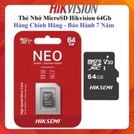 [Genuine] HIKSEMI NEO 64GB MicroSDXC Memory Card - HS-TF-C1-64G