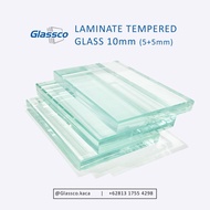 Kanopi Kaca Laminated Tempered 5 + 5 mm - Pesanan Pak Toni