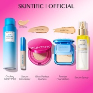 [5PCS-MAKEUP] SKINTIFIC GLOW  PERFECT MAKEUP SET – Skin Cooling Spray Pad + Cover Glow Cerfect Cushi