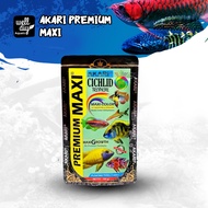 Akari Premium Maxi Pellet Cichlid Betta Chana Tetra Fish Feed And Other Ornamental Fish - 100 Grams