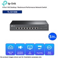 TP-Link TL-SX1008 8 Port 10G Desktop / Rackmount Performance Network Switch - Auto-negotiation for 5