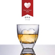 Doshisha Heart-Shaped Transparent Ice Cube Mold
