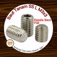 baut tanam l m3 x 3 rda rta rdta stainless steel bolt L tsunami antman
