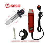 MIKASO Angle Grinder and chain saw bracket adapter (With Auto Lubricant 2019 model)