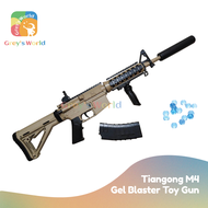 M4 electric Gel Blaster toy for boys, semi auto and full automatic, 7.4V battery operated