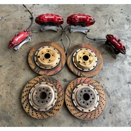 AP racing 6 Pot Brake Calliper Set 4 Pot Rear 5X100 Disk Subaru Exiga Used Japan 🇯🇵