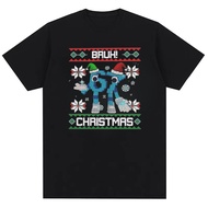 67 676-7 Fun Italian Brainrot Pattern Men's Fashion Printed Cotton T-shirt Comfortable Top