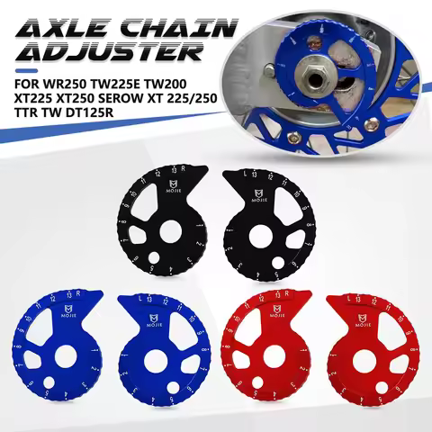 Chain Adjuster Regulator Sliders For YAMAHA WR250 TW225E TW200 XT225 XT250 Serow XT 225/250 TTR TW D