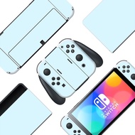 Cute Solid color Skin feel Protective Sticker for Nintendo Switch/Switch Oled Game console protection accessories