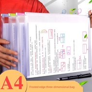file document fail buku sekolah a4 Beg zip tebal PP frosted A4B5A5A6 beg fail beg fail kalis air tig