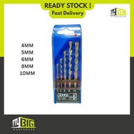 HITZ MCT-5 SDS-PLUS MASONRY DRILL SET