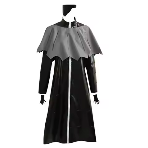 Anime Cosplay Aizen Sousuke Leather Set Costume Cloak Jacket Man Sosuke Thousand-Year Blood War Hall