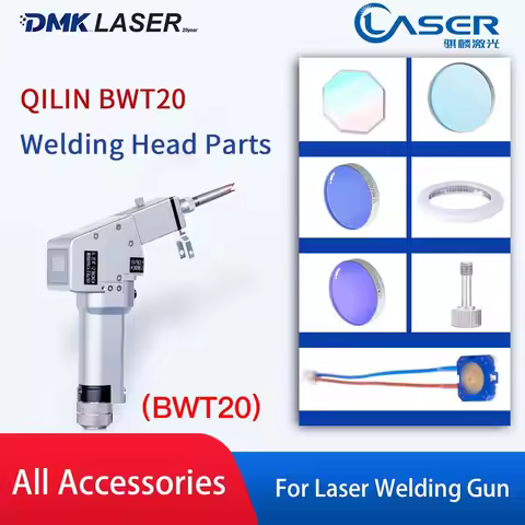 QILIN BWT20 Laser Welding Head Accessories BWT20S Weld Gun Parts Focusing Lens Cable Nut Sealing Rin