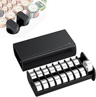 (2 Pack) LR44 Battery Holder, Coin Cell Case for 36x LR44/AG13/A76/357/SR44/SR1153/SG13/LR1154, Butt