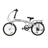 sepeda lipat 20 inch 6 speed airwalk expresso kuat awet original - putih