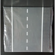 Brick City Base Plate 32x32 Dark Gray Straight Road x 2 Pcs