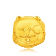 CHOW TAI FOOK 999 Pure Gold Pendant (Fortune Cat - 吉) R19706