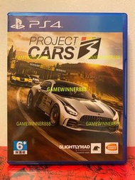 （中古二手）PS4遊戲 賽車計劃3 PROJECT CARS 3 港版中文版