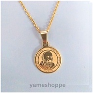 Padre Pio Stainless Necklace For Protection Men & Women Gold Two Tone Silver