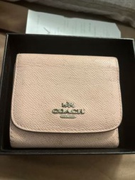 粉紅色coach銀包 wallet