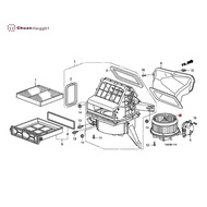 79310-TF0-G01 Car HVAC Blower Motor Parts for  FIT 2009 -2014 615-50209 79310TF0G01 Air Conditioning