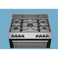 BEKO 90CM GAS RANGE OVEN 5 GAS BURNER MULTIFUNCTIONAL ELECTRIC OVEN WITH ROTISSERIE GM15120DXNS