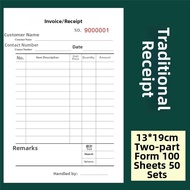 ciiemen | Multi-part Invoice Receipt Book Chinese Traditional Characters NCR Paper