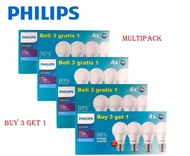 ESSENTIAL Bohlam Philips Paket Beli 3 Gratis 1 Lampu Philips LED Bulb 5W 7W 9W 11W ESSENTIAL PHILIPS