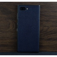 Blackberry key2 dark blue cowhide sticker
