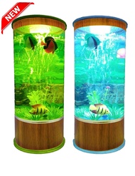 Aquarium Full Set Aquarium Mini Akuarium Murah Dan Bagus Bisa Untuk Aquarium Aquascape Minimalis Lampu LED dan Mesin Pompa Aerator Oxygen