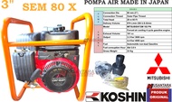 PROMO AKHIR TAHUN mesin pompa air irigasi 3" KOSHIN made in japan, pompa kolam 3" koshin,pompa sawah