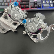 Combo Front & Rear Ex135 Lc135 includes Pig + cnc pass mounted (Front disc size 267mm - Rear disc si