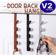 Back Door Hanging Hook High Load Capacity Space Saver Door Hanger Multifunctional Hook Backpack Long Row Hanging Rack