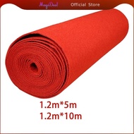 MagiDeal Red Carpet Aisle Runner Wedding Carpet 1.2M Wide Red Aisle Runner for Event Engagement
