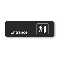Warning sign - direction sign - in sign out sign - push pull