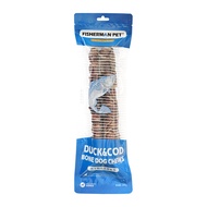FishermanPet Fisherman Farm Dried Duck Meat Wrapped Cod Fish Bone Pet Dog Teeth Cleaning Bone Treats