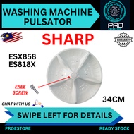 Piring Kipas Mesin Basuh SHARP ESX858 ES818X Pulsator Mesin Basuh / Washing Machine Pulsator Sharp