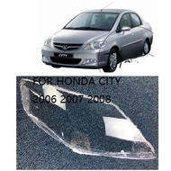 For HONDA CITY SEL GD6 GD8 2006 2007 2008 Left Right Front Headlight lens cover Headlamp cover cap H