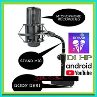 TaffSTUDIO GMark Microphone Recording Package Plus Table Mic Stand Iron Body