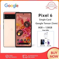 Google Pixel 6 Single Sim + eSIM 5G Mobile Phone Google Tensor (5nm) 4614 mAh 8GB + 128GB NFC Smartp