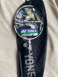 【全新】YONEX尤尼克斯天斧AX99 PRO羽球拍連釘設計進攻型 專業級674mm單拍白虎紋