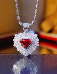 無燒鴿血紅 紅寶石吊墜1.01克拉